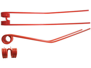 Three red wire bending tools by Grange & Walter, each exquisitely engineered for various wire bending tasks. One features a straight edge, another includes a coiled segment, and the last one showcases a looped end. Each tool guarantees precision whether you're closing a fixing gap or effortlessly crafting bends up to 16 mm in size.
