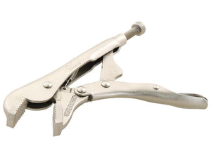 A pair of 7-inch straight locking pliers from Sparex, featuring an adjustable screw and a release lever (Part Number: S.166786).