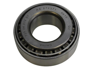 Close-up of a metric cylindrical metal bearing with engraved text, numbers, and country of origin "China. Product: Sparex Taper Roller Bearing (725.04.012.01), Sparex Part Number: S.166847 by Sparex.