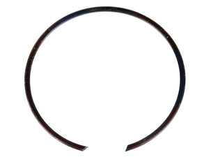 A circular metal ring with a small gap, officially named "Snap Ring (DIN or Standard No. 471)," also known as Sparex Part Number S.166898.