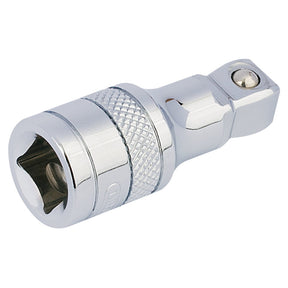 A close-up view of a Draper Wobble Extension Bar, 3/8" Sq. Dr., 45mm - D-WEXT, featuring a knurled grip.