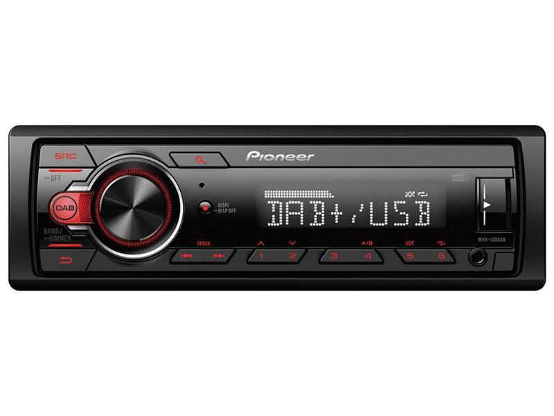 Radio - DAB+ | Aux In | Android | USB | Receiver | Short Body (MVH-130DAB) | Sparex Part Number: S.167578