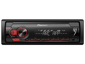 Radio - Android | Aux In |  iPod-iPhone | Spotify App | USB | Receiver | Short Body (MVH-S120UI) - Sparex Part No. S.167579