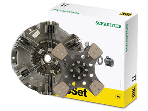 A robust clutch kit from Sparex, specifically the Clutch Kit without Bearings (Sparex Part Number: S.167863), is showcased with its packaging box in the background. The main components, such as the clutch disc and dual cover, are prominently displayed in front.