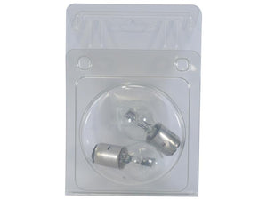 Two Sparex Light Bulb (Filament) 12V, 45/40W, BA20d (Agripak 2 pcs.) are packaged in a clear plastic blister pack.