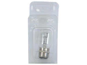 A Light Bulb (Filament) 12V, 50/40W, P36d packaged in a clear plastic container from Sparex, Part Number S.168420 (Agripak 1 pc.).