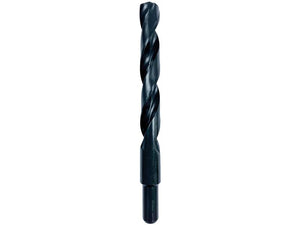 The Sparex Blacksmith Drill Bit 17x13mm (Sparex Part Number: S.168856) is a high-speed steel twist drill bit with a pointed tip and spiral flutes for precise hole drilling, designed in accordance with DIN338 standards.