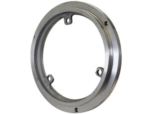 The Sparex Brake Piston (Part Number: S.168996) features a circular design with three evenly spaced mounting holes on the inner surface and two additional holes along the outer edge. It has an inner diameter of 270mm and an outer diameter of 355mm.