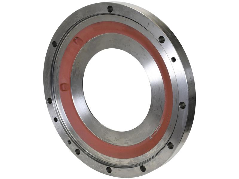 The Sparex Brake Piston (Sparex Part Number: S.169000) is a metal ring featuring circular holes around its perimeter and includes a red gasket or seal in the inner groove, commonly found among Sparex related products.