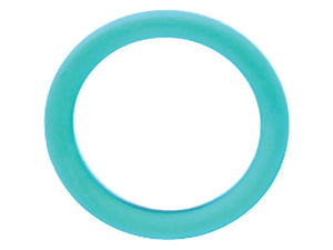 A teal rubber O-ring from the Brake O Ring Kit (Sparex Part Number: S.169053), with a smooth surface, measuring an inner diameter of 19mm and a thickness of 3mm, is viewed against a white background.