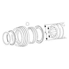Walterscheid Repair Kit Agraset 122 Durable PTO Replacement | S.170137