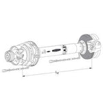 Walterscheid PTO Shaft Wide Angle Shear Bolt Limiter 1010mm | S.170153