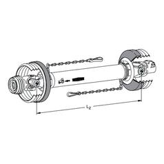 Walterscheid PTO Shaft 1010mm 1 3/8" Slide Lock Both Ends | S.170154