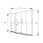 Walterscheid PTO Safety Cone 205mm Durable Guard Protection | S.170195
