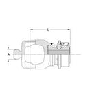 PTO Yoke Quick Release Wide Angle U/J Size 32 x 76 & 27 x 94mm | S.170202