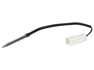 The Sparex Temperature Sensor (Part Number: S.170323) features a black wire and a white plastic connector, specifically designed for 12V systems to offer reliability and precision, ensuring efficient performance.