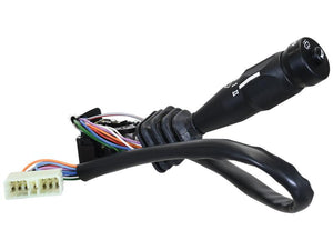 A black Forward/reverse lever Switch (Sparex Part Number: S.170351) with multiple colored wires, a white connector plug, and a 12V lever switch by Sparex.