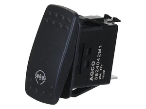 A black Sparex Differential Lock Switch, part number S.170389, compatible with Massey Ferguson tractors.