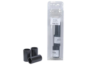 A packaged set of Top and Lower Link Conversion Bushes Heavy Duty (Cat. 2 to 1), featuring three heavy-duty options from Agripak, presented in black cylindrical plastic adapters by Sparex (Sparex Part Number: S.170486).