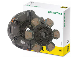 A Sparex-branded clutch kit without bearings, identifiable by its 310 mm LUK cover, is shown in front of its packaging box, which features the LuK and Sparex logos.