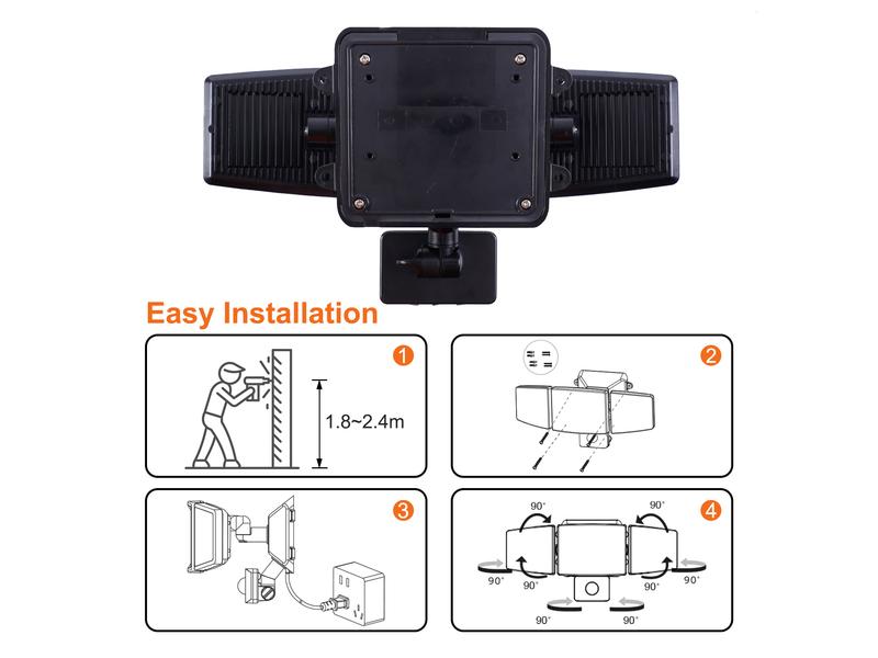 Sparex LED Security Light, 3200 Lumens, 230V | S.170625 - Product Image 6