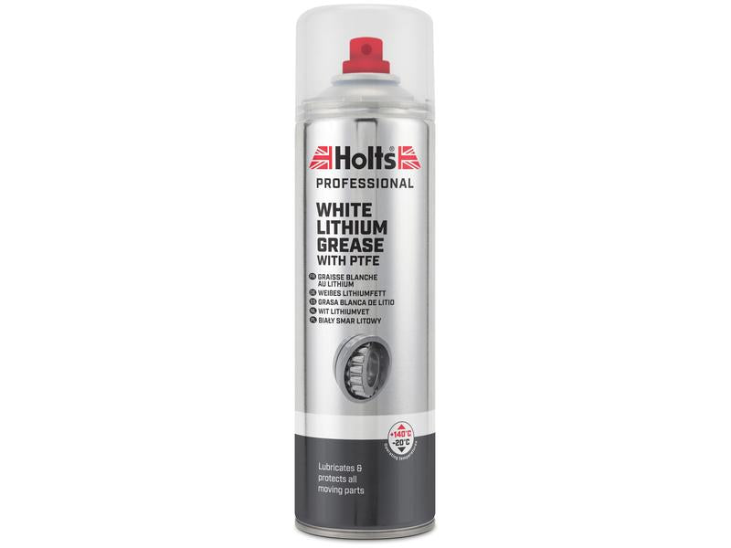 Holts White Lithium Grease - Aerosol 500ml - Sparex Part No. S.171101