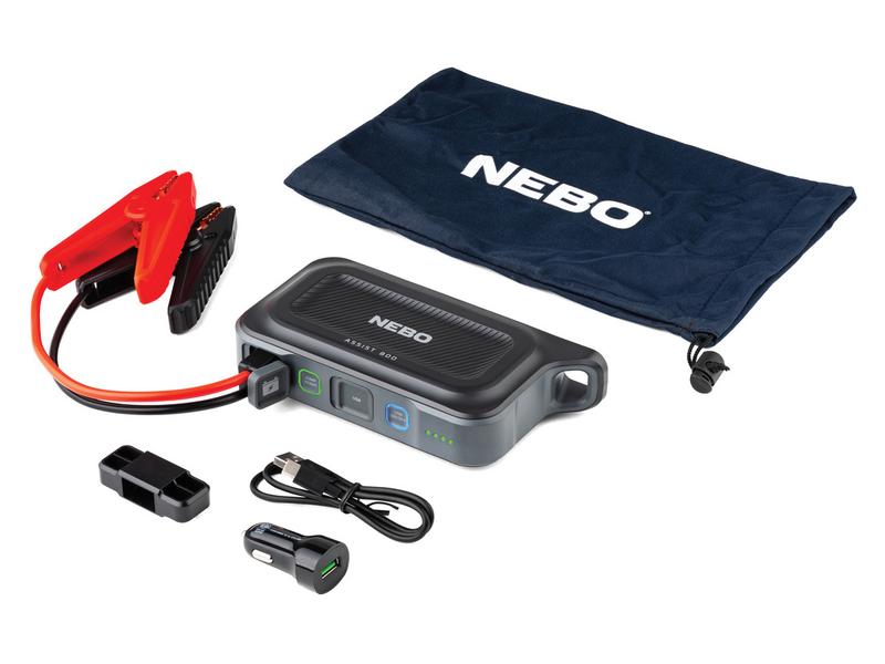 Sparex | NEBO Assist™ 800 Jump Starter 12V - 3-IN-1 Design Jump/Charge/Illuminate