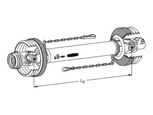 Walterscheid PTO Shaft - (Lz) Length: 1010mm, 1 3/8'' x 6 Spline Slide Lock to 1 3/4'' x 6 Spline Shear Bolt Limiter [BRANDSAVE] | S.171199 - Product Image 3