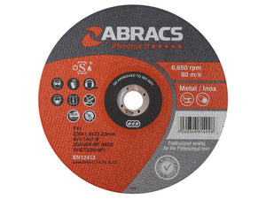 Metal | INOX Slitting Disc - Premium Phoenix II 5* Ø230 x 1.8 x 22.23mm 20A60RBF - Sparex Part No. S.171376