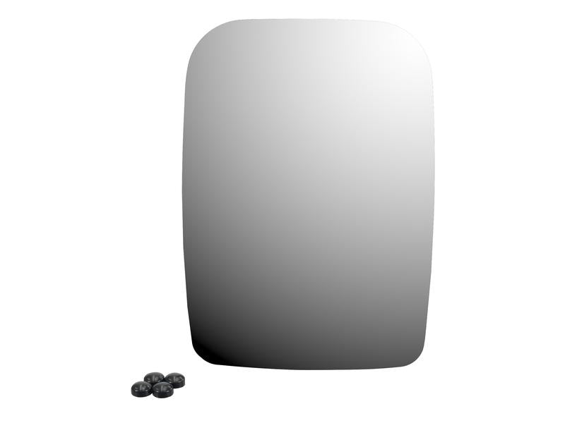 Replacement Mirror Glass - Rectangular, (Convex), 303.5 x 214.5mm - Sparex Part No. S.171450