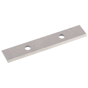 A rectangular metal strip with two evenly spaced holes from Draper, specifically designed as spare blades for the 17156 Scraper - PS/SB.