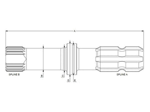 Sparex PTO Shaft | S.171716 - Product Image 3