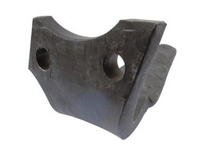 Power Harrow Blade 100x18x330mm LH. Hole centres: 70mm. Hole Ø 17.5mm. Replacement for Rabewerk. To fit as: KG41 SX - Sparex Part No. S.171726