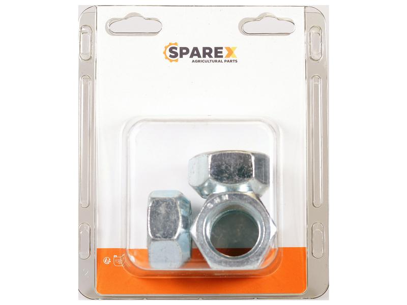 Sparex Agripak 4 pcs. Loader Tine Nuts M28 | S.172003 - Product Image 1