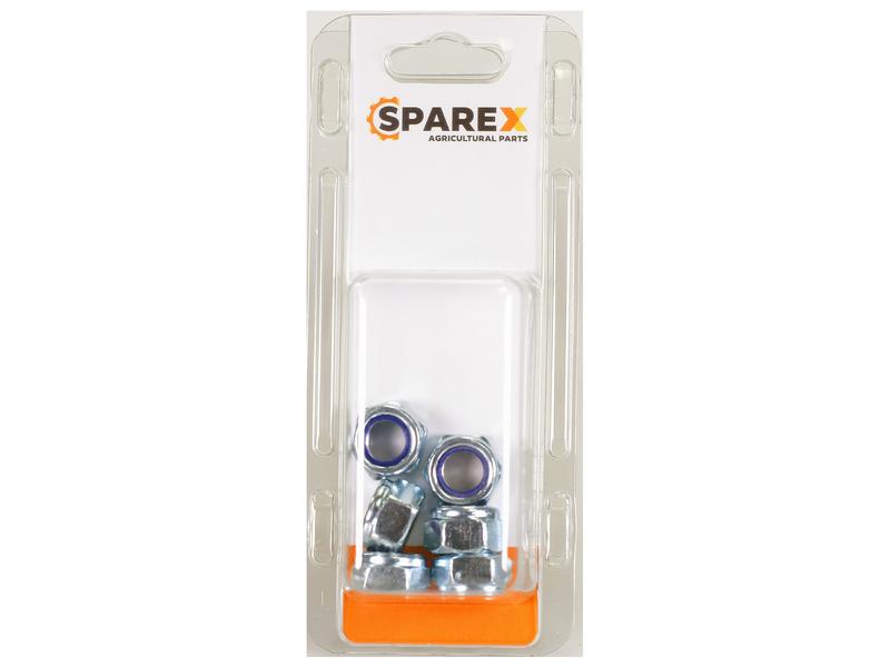 Sparex Agripak 6 pcs. Coarse Lock Nut M12x1.75mm | S.172125 - Product Image 1