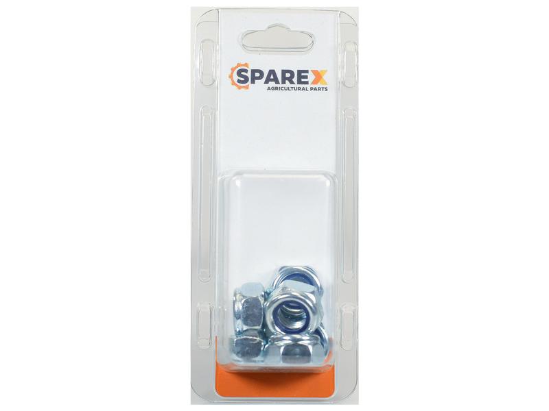 Sparex Agripak 6 pcs. Coarse Lock Nut M14x2.00mm | S.172126 - Product Image 1