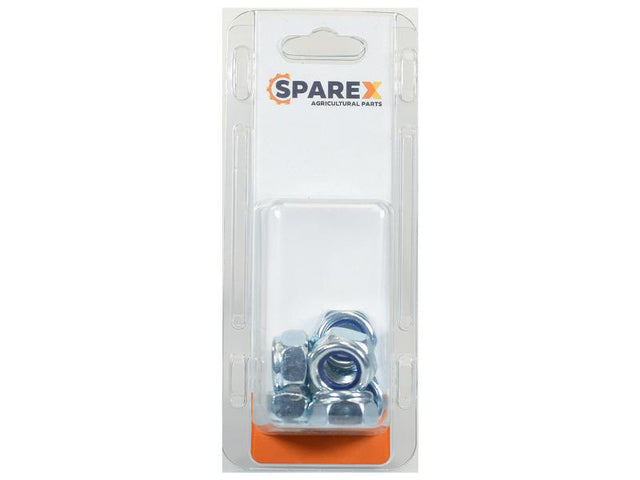 Sparex Agripak 6 pcs. Coarse Lock Nut M14x2.00mm | S.172126 - Product Image 1