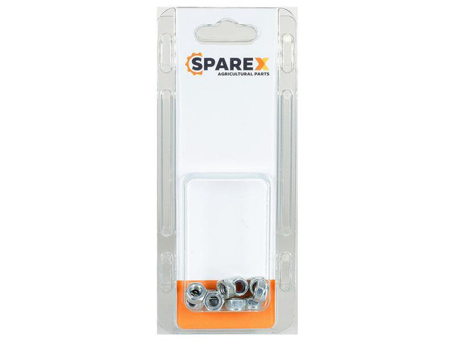 Sparex Agripak 10 pcs. Coarse Lock Nut M6x1.00mm | S.172129 - Product Image 1