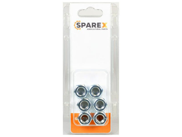 Sparex Agripak 6 pcs. Coarse Nut M10x1.50mm | S.172131 - Product Image 1