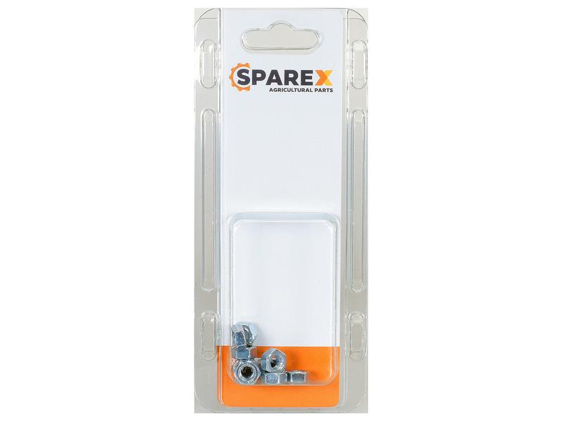 Sparex Agripak 10 pcs. Coarse Nut M6x1.00mm | S.172137 - Product Image 1