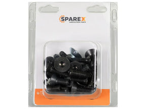 Sparex Agripak 42 pcs. Hex Countersunk Screws M6 - M12x10 - 40mm | S.172181 - Product Image 1