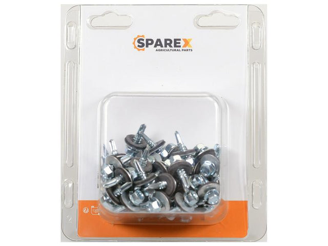 Sparex Agripak 50 pcs. HexH TEK Screws, 5.5x20mm | S.172182 - Product Image 1