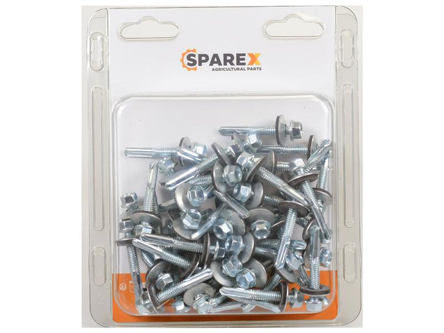 Sparex Agripak 50 pcs. HexH TEK Screws, 5.5x38mm | S.172188 - Product Image 1