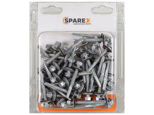 Sparex Agripak 50 pcs. HexH TEK Screws, 5.5x51mm | S.172190 - Product Image 1