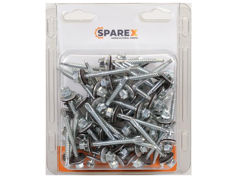 Sparex Agripak 50 pcs. HexH TEK Screws, 5.5x57mm | S.172191 - Product Image 1