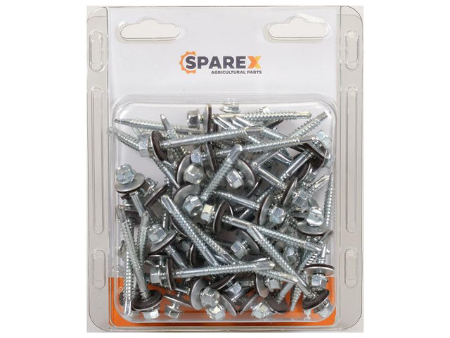 Sparex Agripak 50 pcs. HexH TEK Screws, 5.5x57mm | S.172191 - Product Image 1