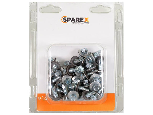 Sparex Agripak 50 pcs. HexH TEK Screws, 6.3x22mm | S.172195 - Product Image 1