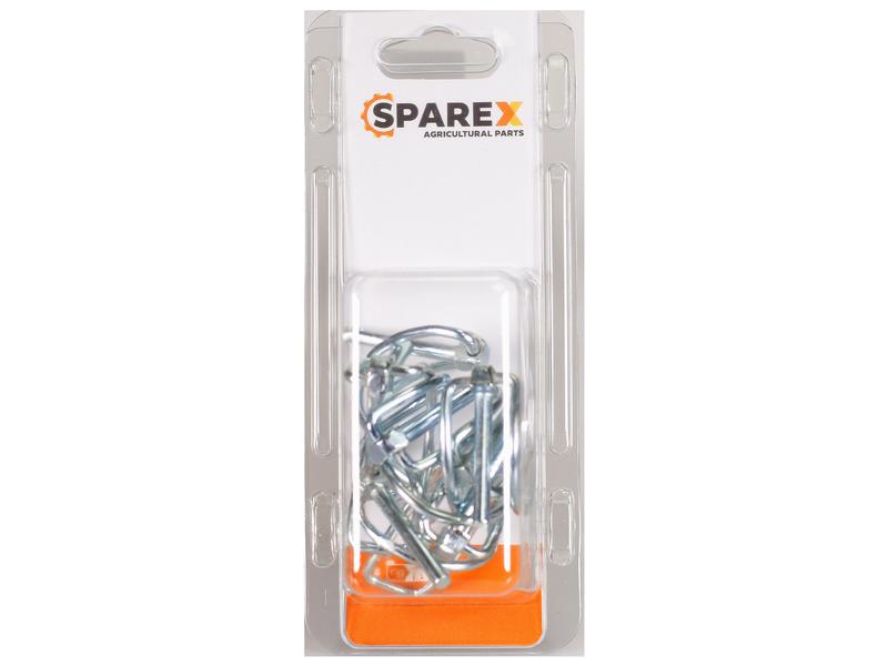 Sparex Agripak 6 pcs. Pipe Linch Pin 4.5mm x 32mm | S.172257 - Product Image 1