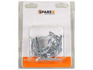 Sparex Agripak 6 pcs. Pipe Linch Pin 8mm x 38mm | S.172260 - Product Image 1