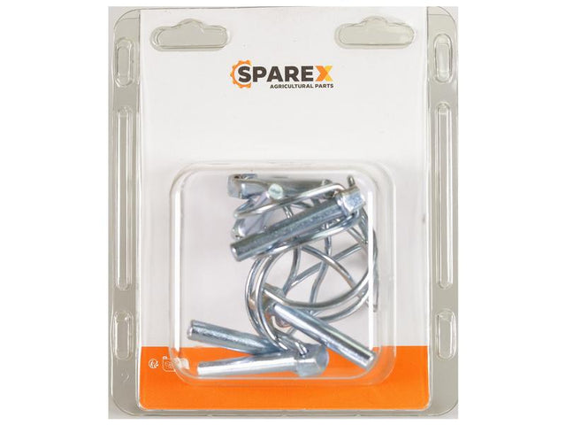 Sparex Agripak 6 pcs. Pipe Linch Pin 8mm x 45mm | S.172261 - Product Image 1